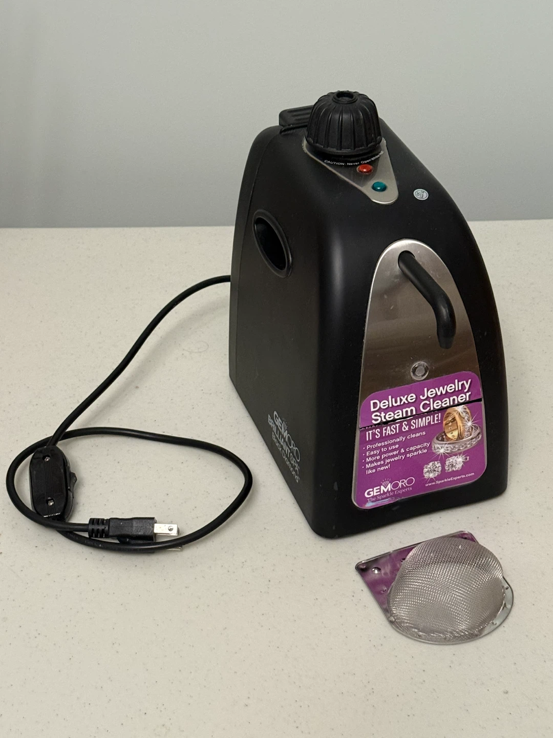 GemOro Deluxe Jewelry Steam Cleaner