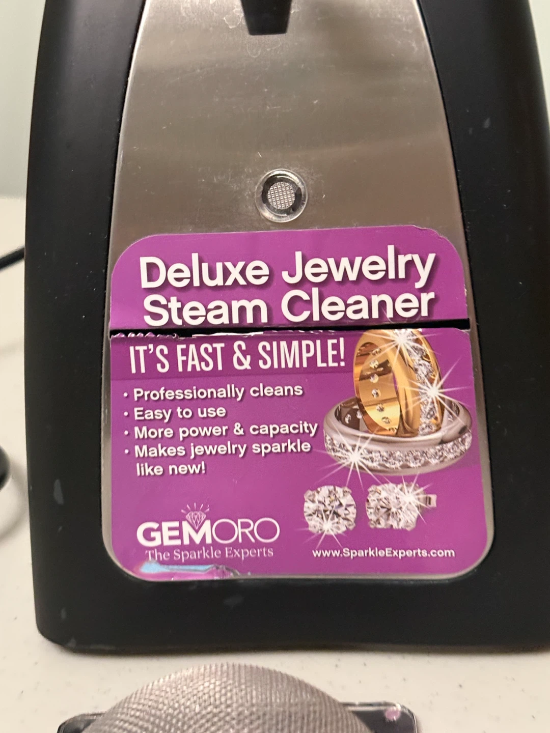 GemOro Deluxe Jewelry Steam Cleaner - photo 2