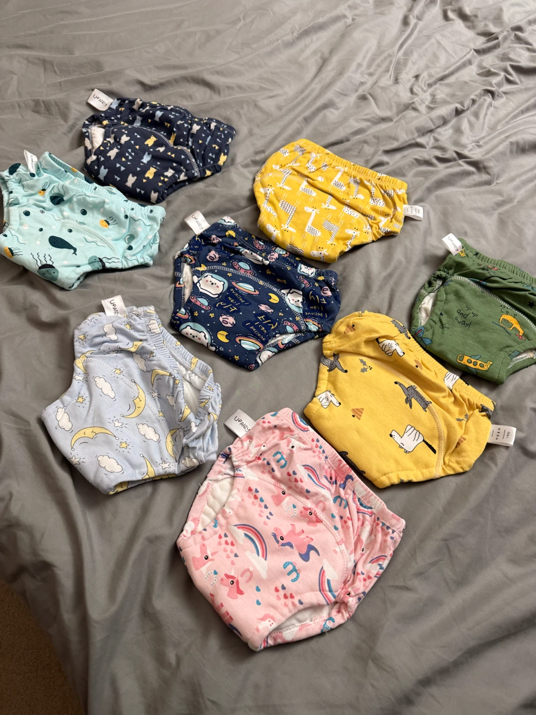 Upairy Toddler Training Underwear - 8 Pack