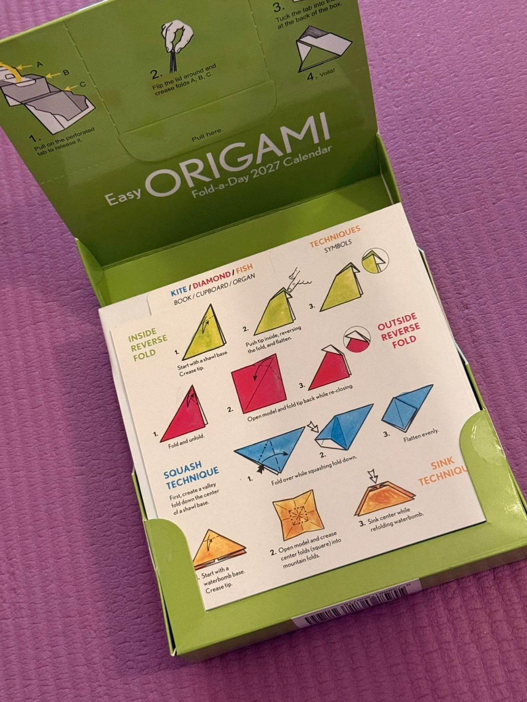🏈Easy Origami Fold-a-Day 2027 Calendar - photo 2