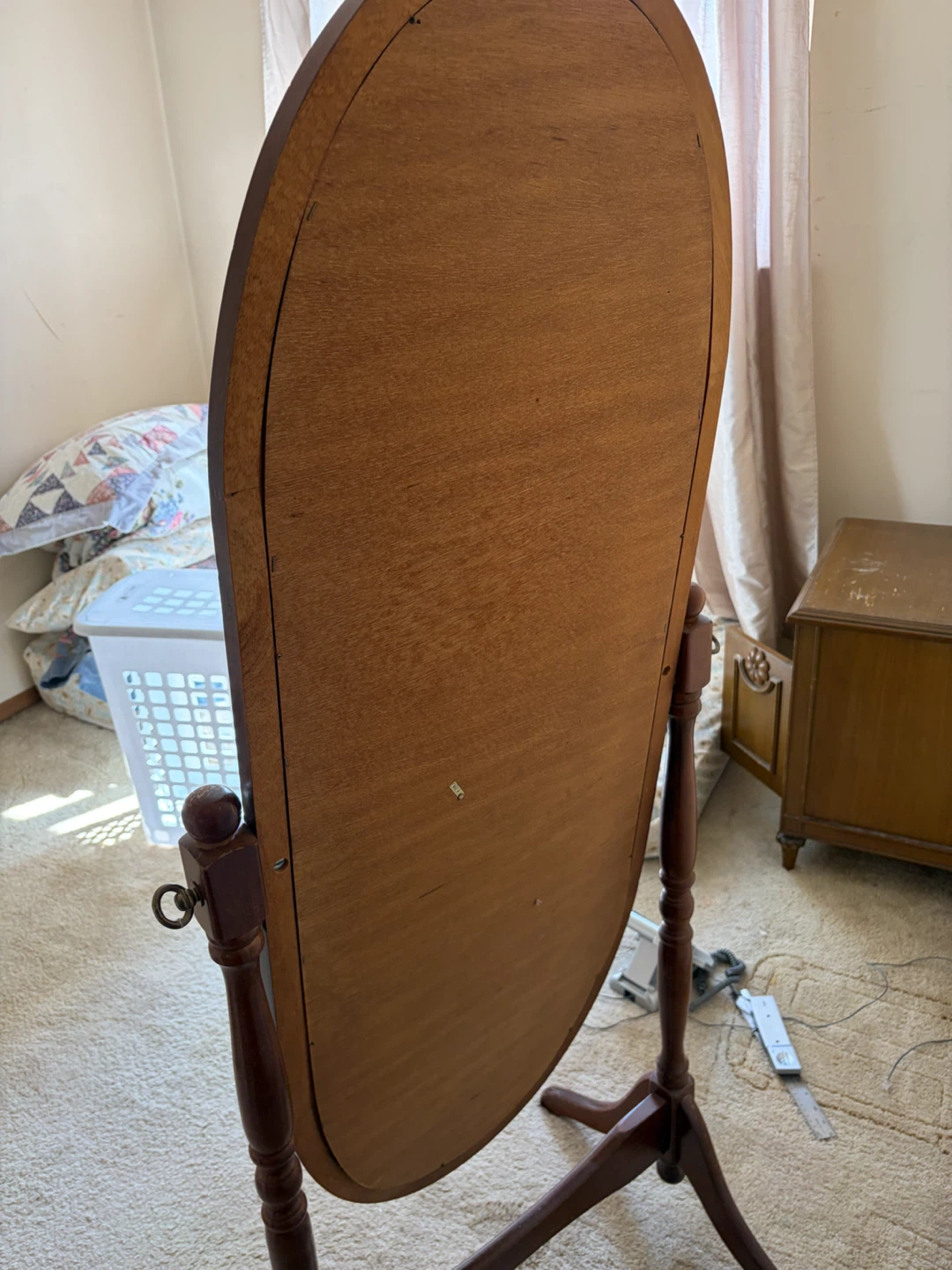 Oval Floor Standing Cheval Mirror - photo 3