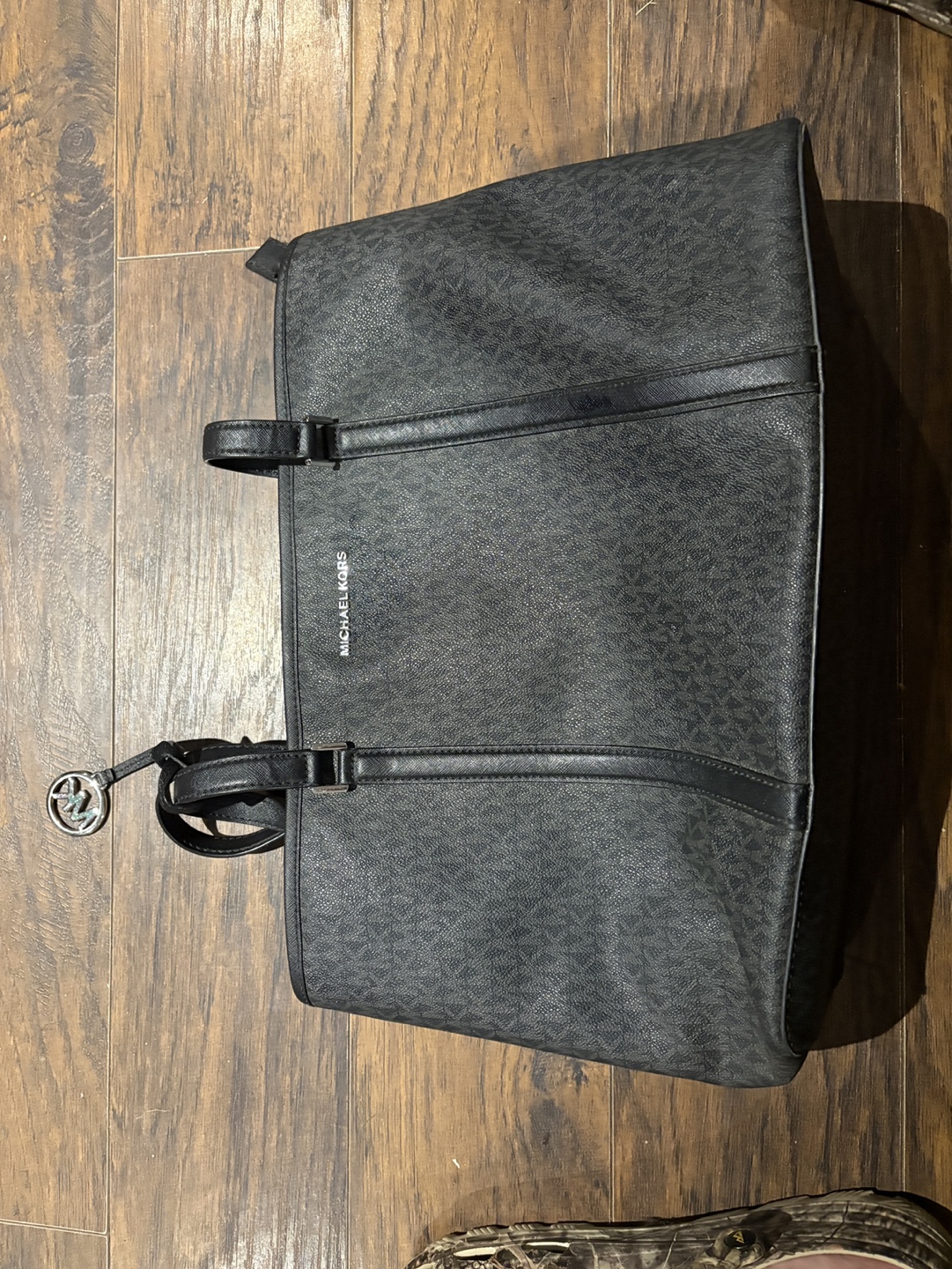 Michael Kors Black Signature Tote Bag