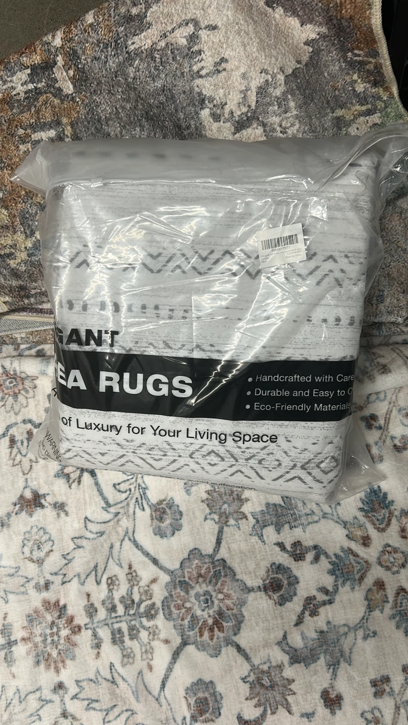 6x9 Area Rug - White and Grey Pattern - photo 5