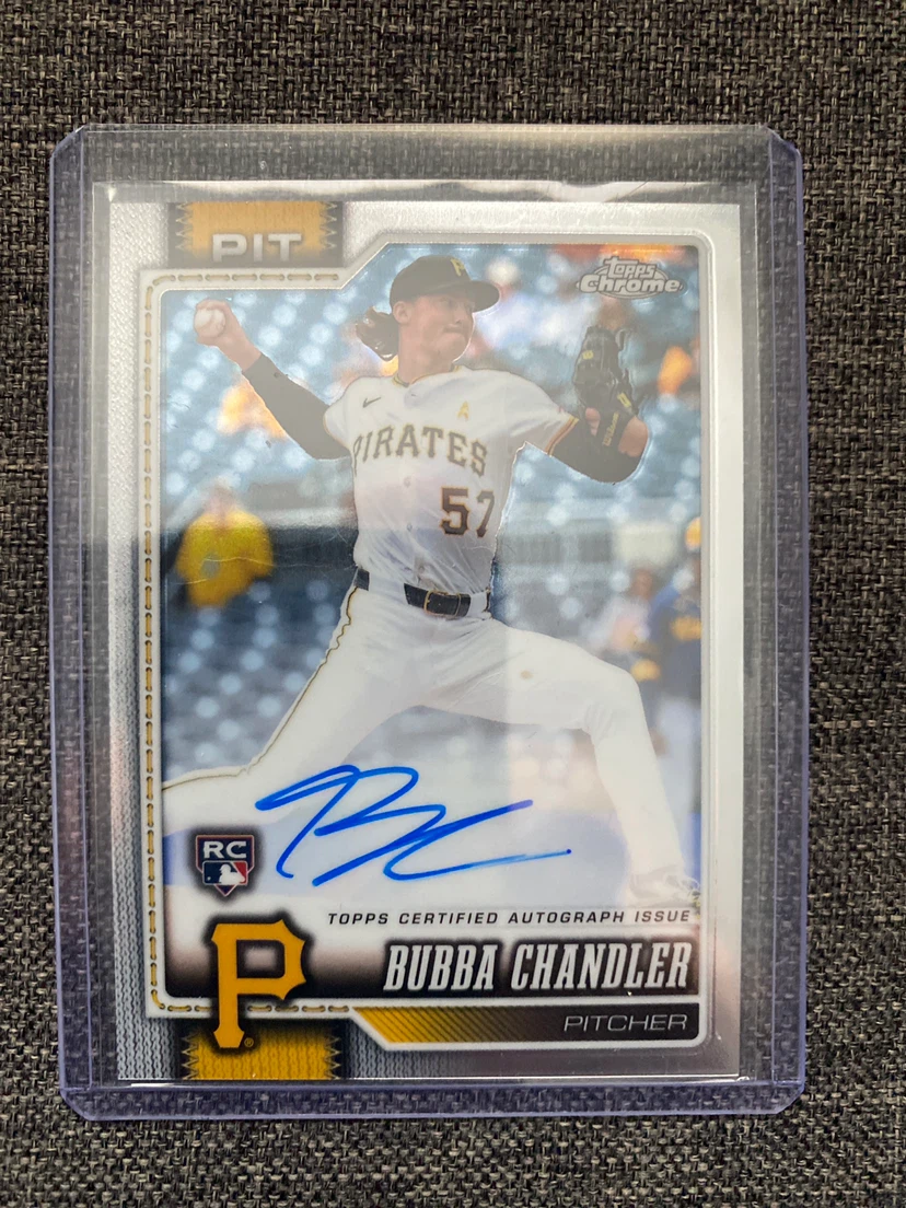 2026 Topps Chrome Bubba Chandler Rookie Autograph Card