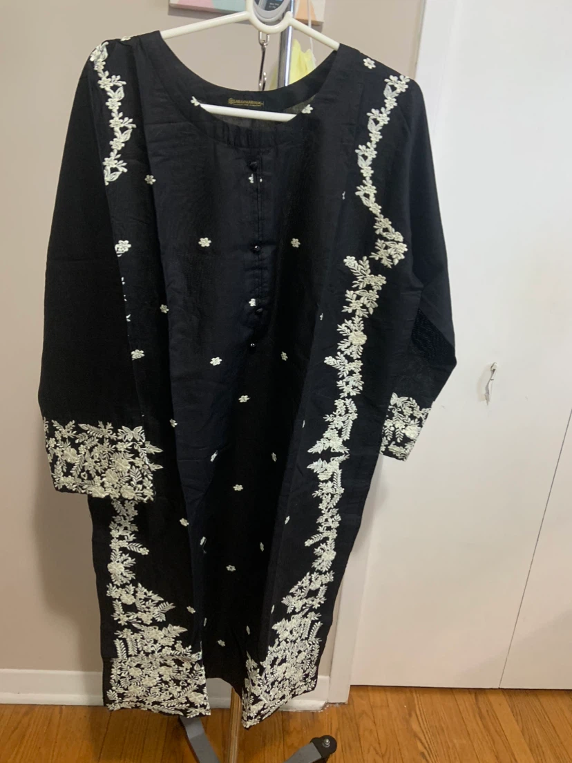 🏈 Black Embroidered Three-Piece Suit 🏈 - photo 2
