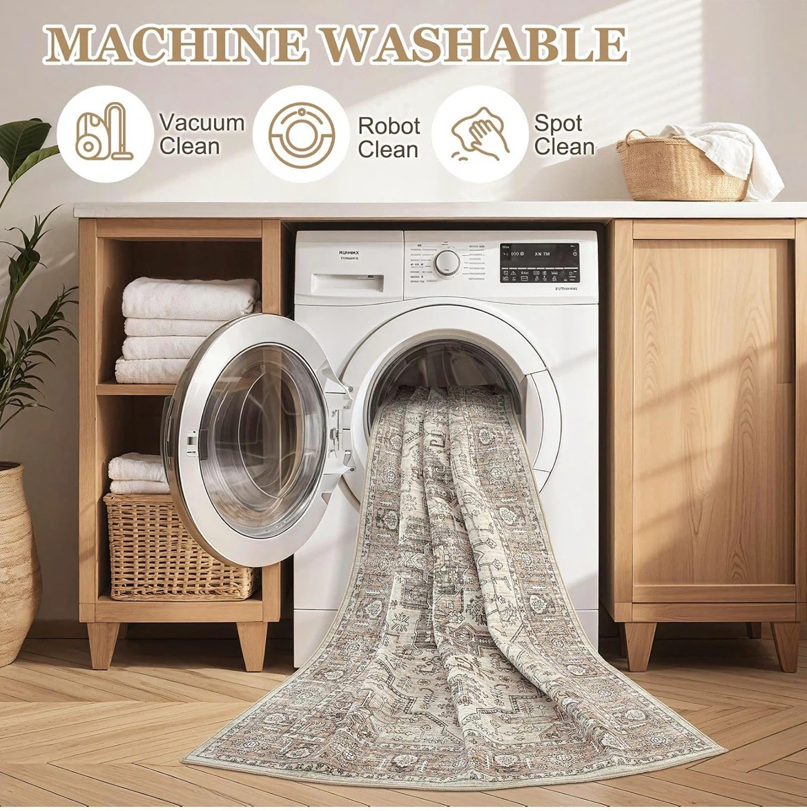8x10 Machine Washable Area Rug - photo 2