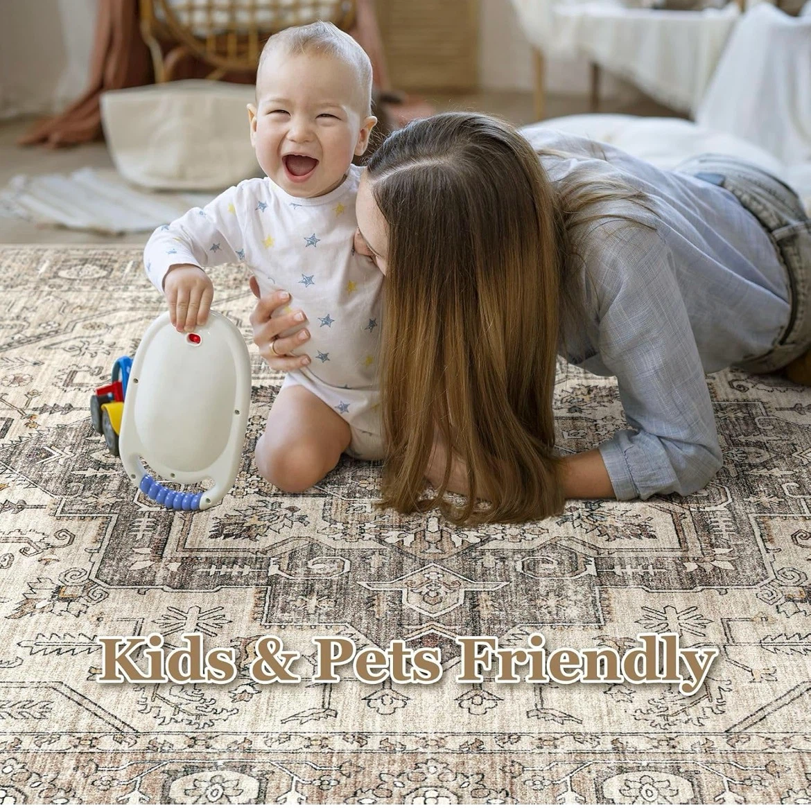 8x10 Machine Washable Area Rug - photo 4