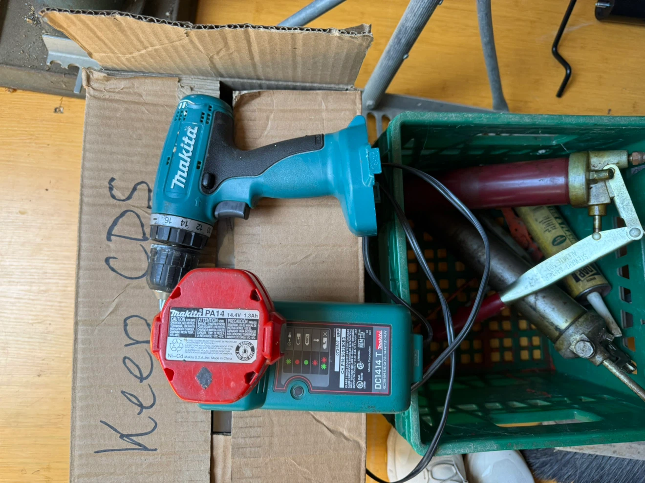 Makita 14.4V Cordless Drill and Charger