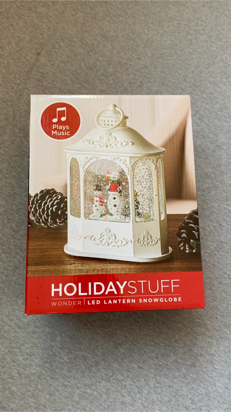 Kitchen Stuff Plus LED Lantern Snowglobe BNIB 🏈