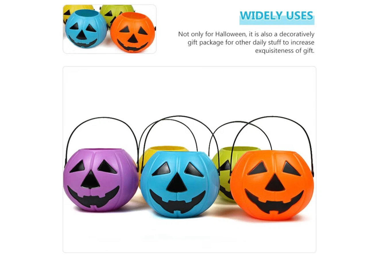 New Blue Halloween Pumpkin Candy Buckets - photo 4