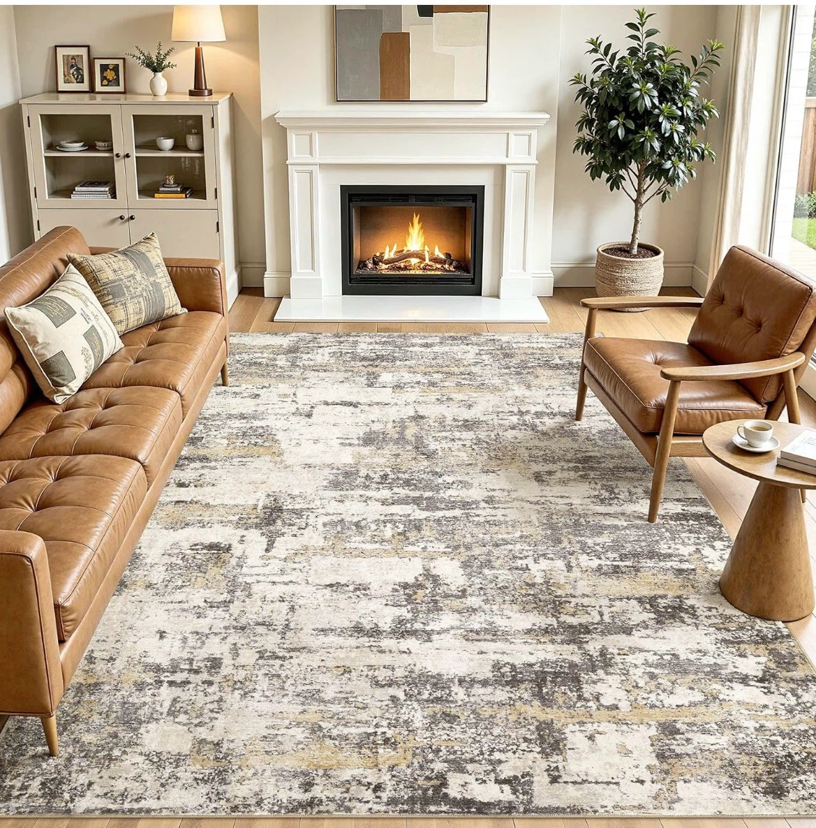 Elegant Area Rug, 6'x9'