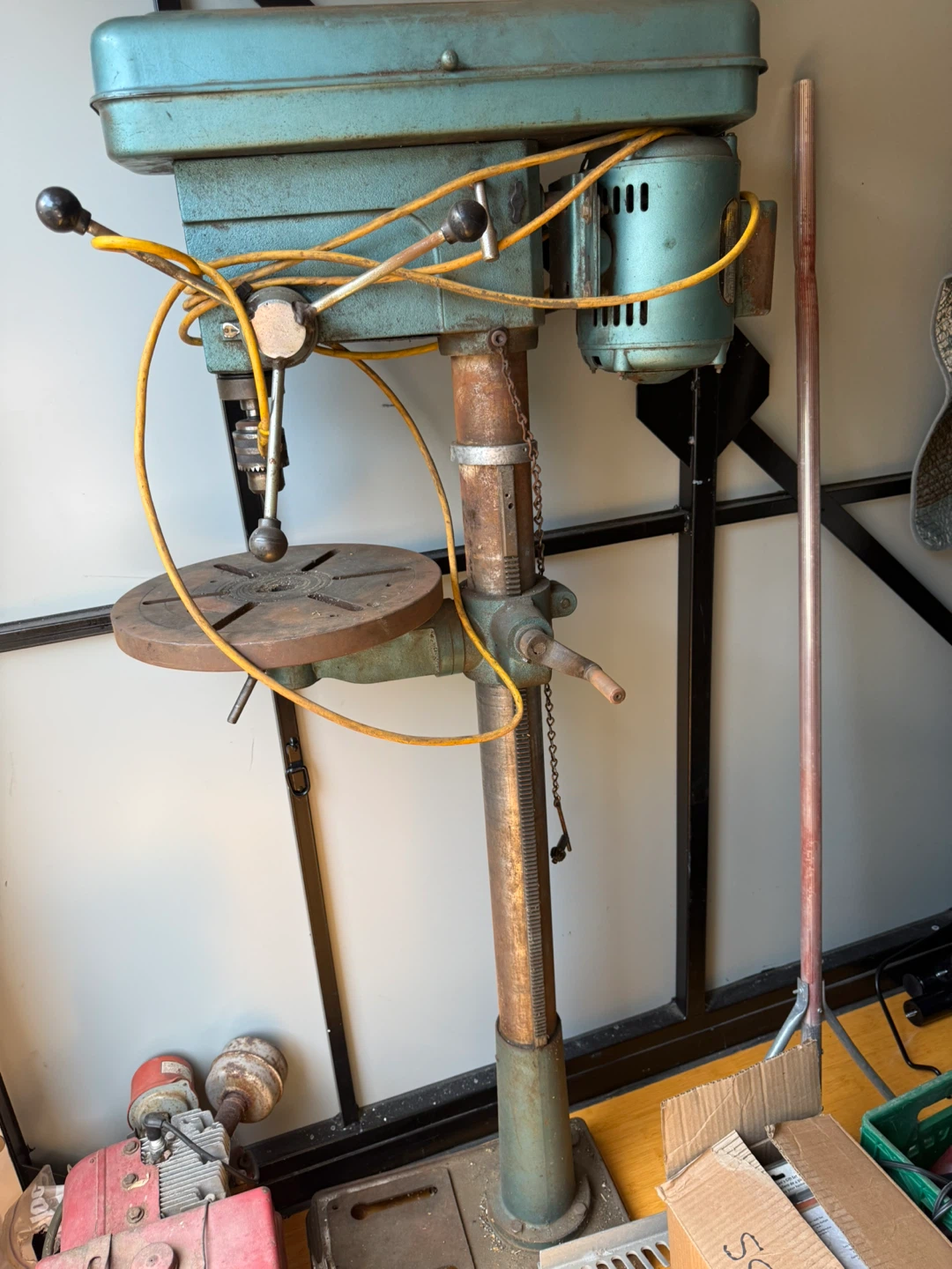 Vintage Floor-Standing Drill Press