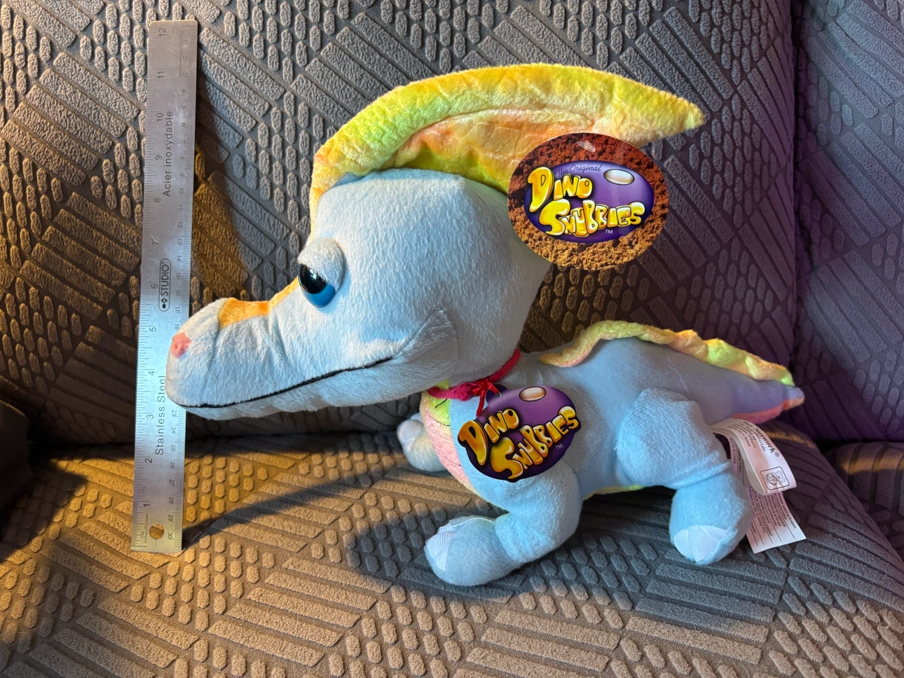 Toy Network Dino Stubbies Dinosaur Plush Toy - Retro