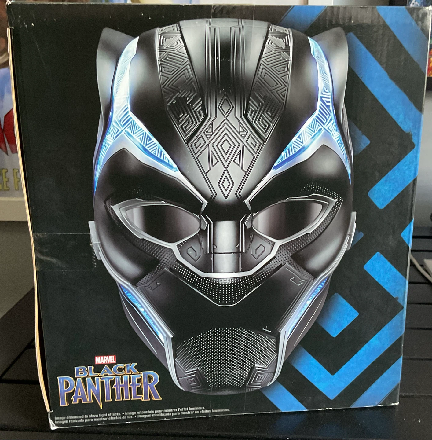2018 Marvel Legends Black Panther Electronic Helmet - photo 4