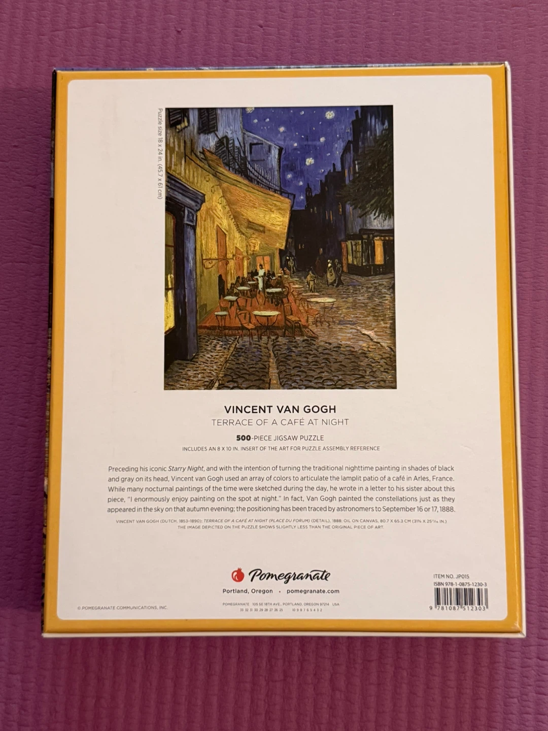 🏈500-Piece Van Gogh Puzzle - photo 3