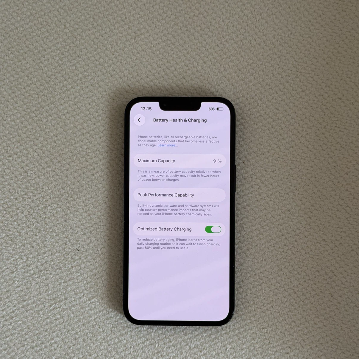 Apple iPhone 14 128GB Black 91% battery - photo 2