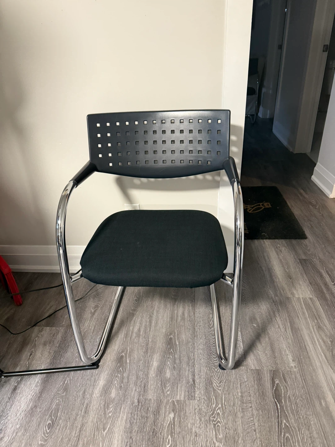 Modern Office Chair with Chrome Frame