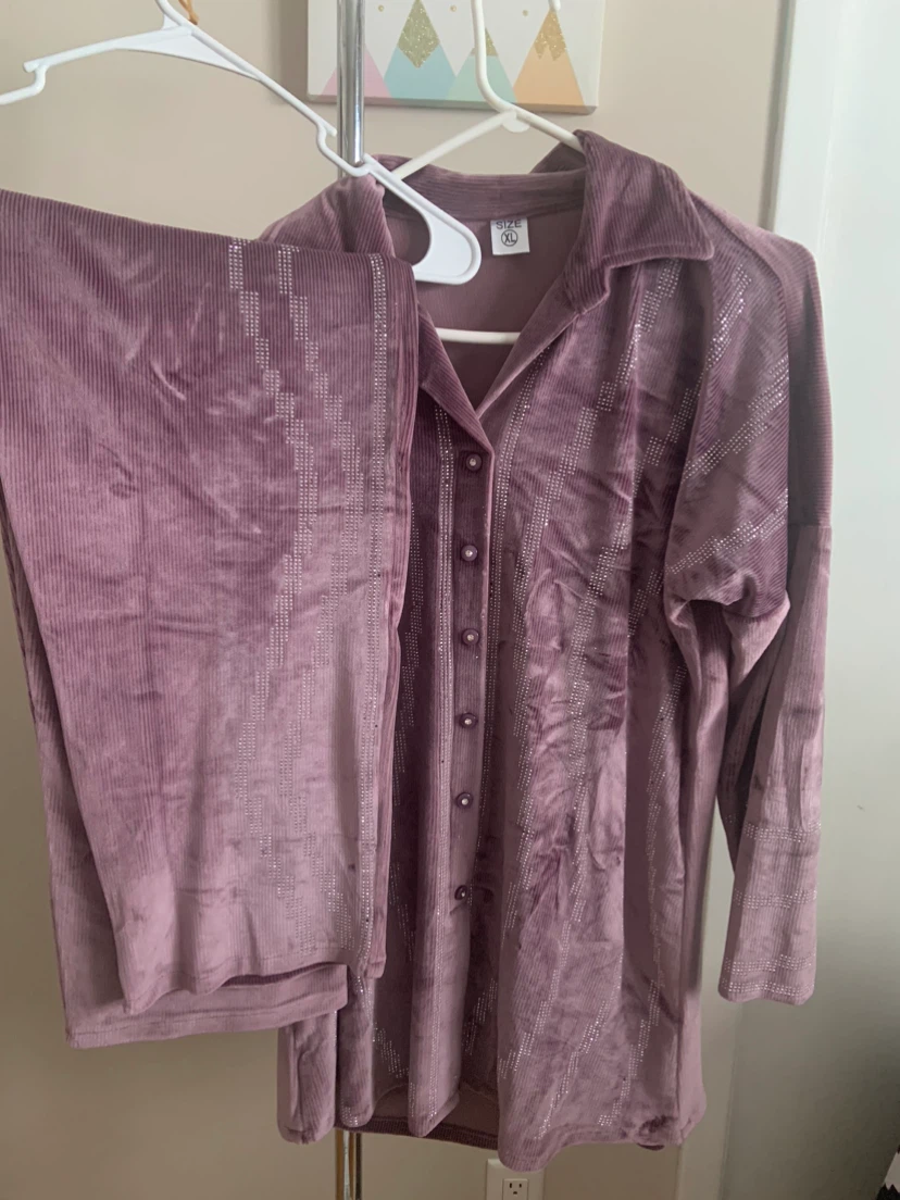 🏈 Two-Piece Corduroy Sets - Size L 🏈 - photo 2
