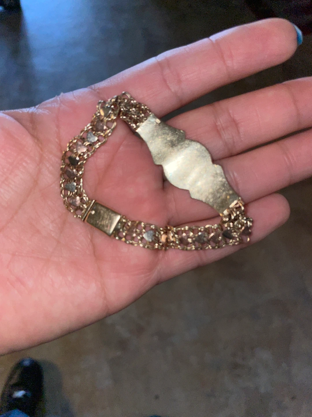 Religious Virgin Mary Two-Tone Bracelet - photo 2
