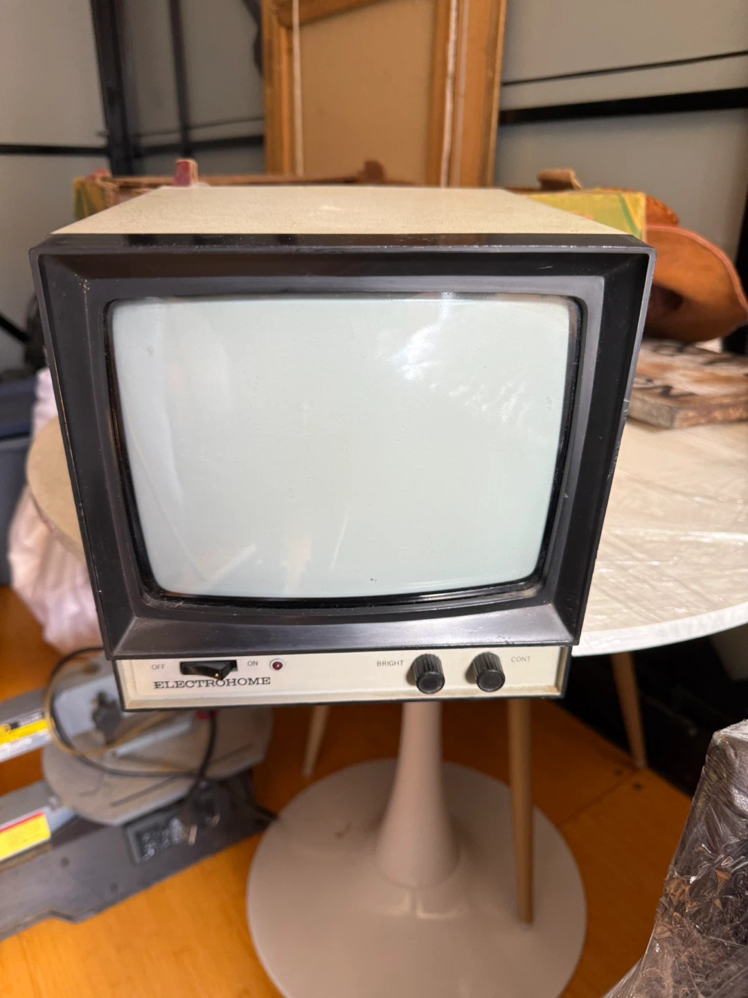 Vintage Electrohome portable television