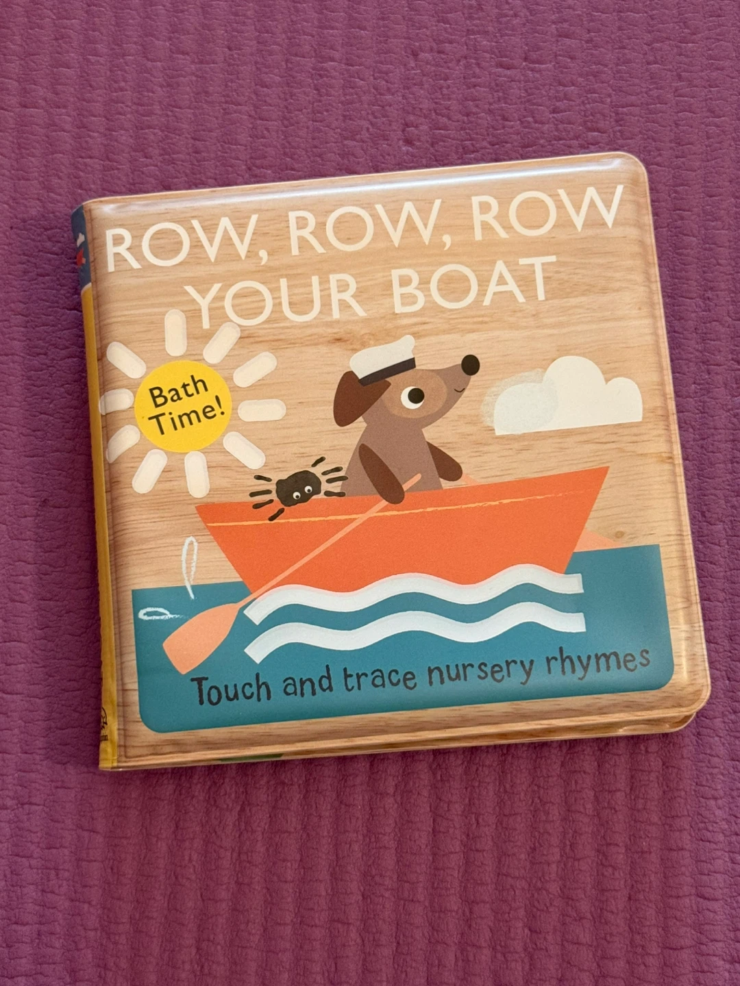 🏈Row, Row, Row Your Boat Bath Book