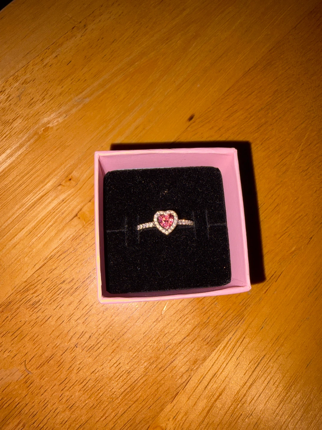 Pandora Pink Heart Ring