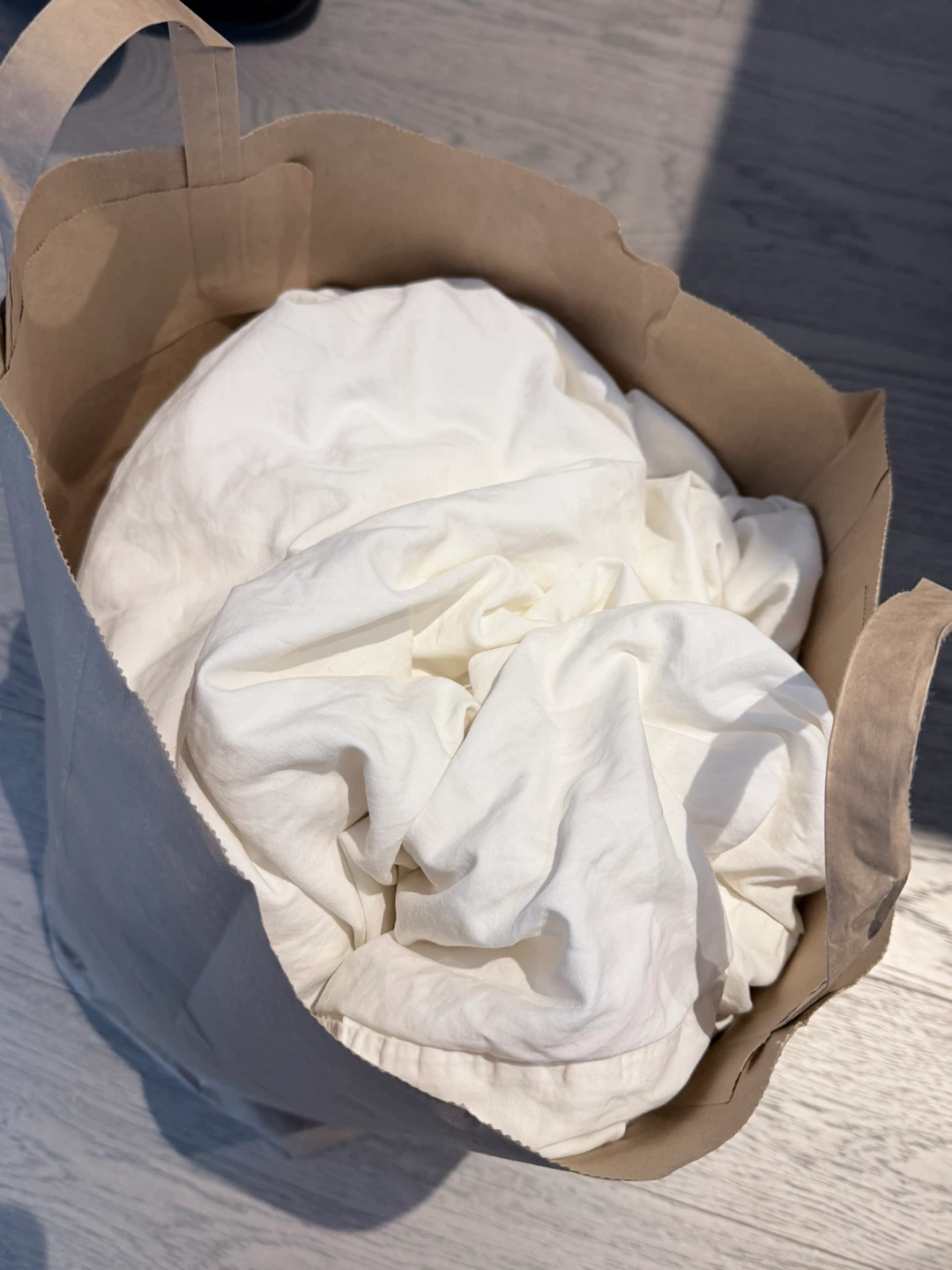 White Cotton Fitted Sheet