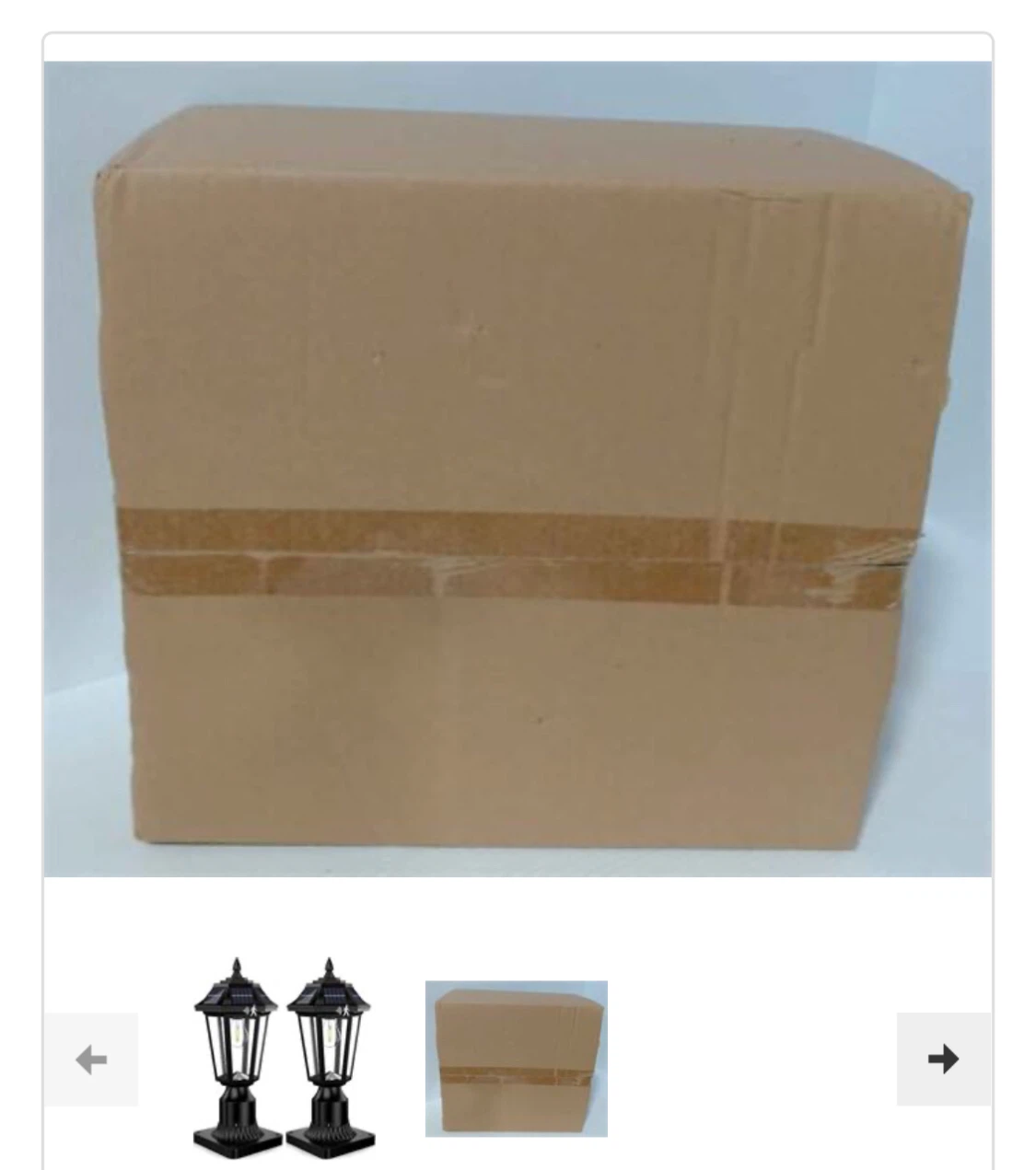 Set of 2 Outdoor Solar Post Lights - photo 2