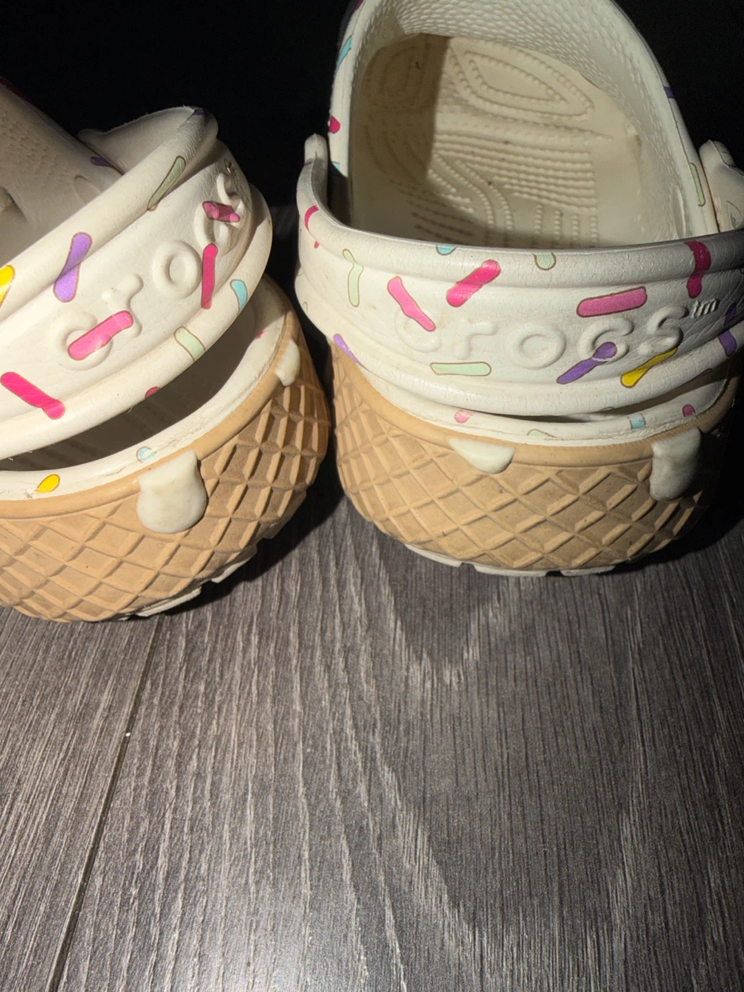 Crocs Ice Cream Cone Clogs 🏈 - photo 3