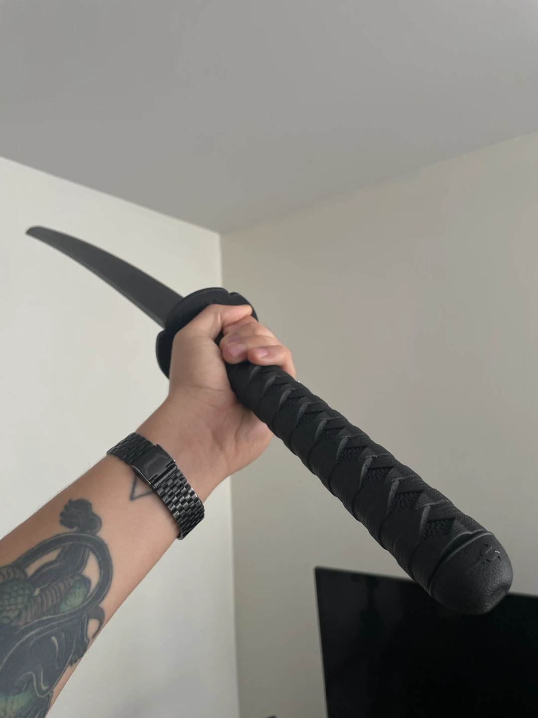 Black Katana Practice Sword - photo 2