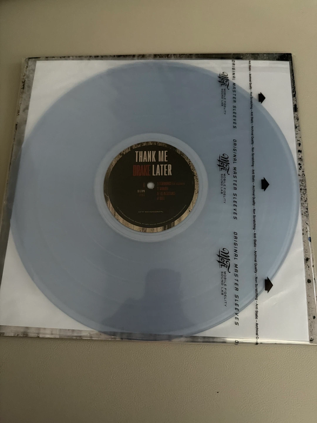 Drake Thank Me Later Vinyl Record Unoffical Press France 2018 🏈 - photo 2