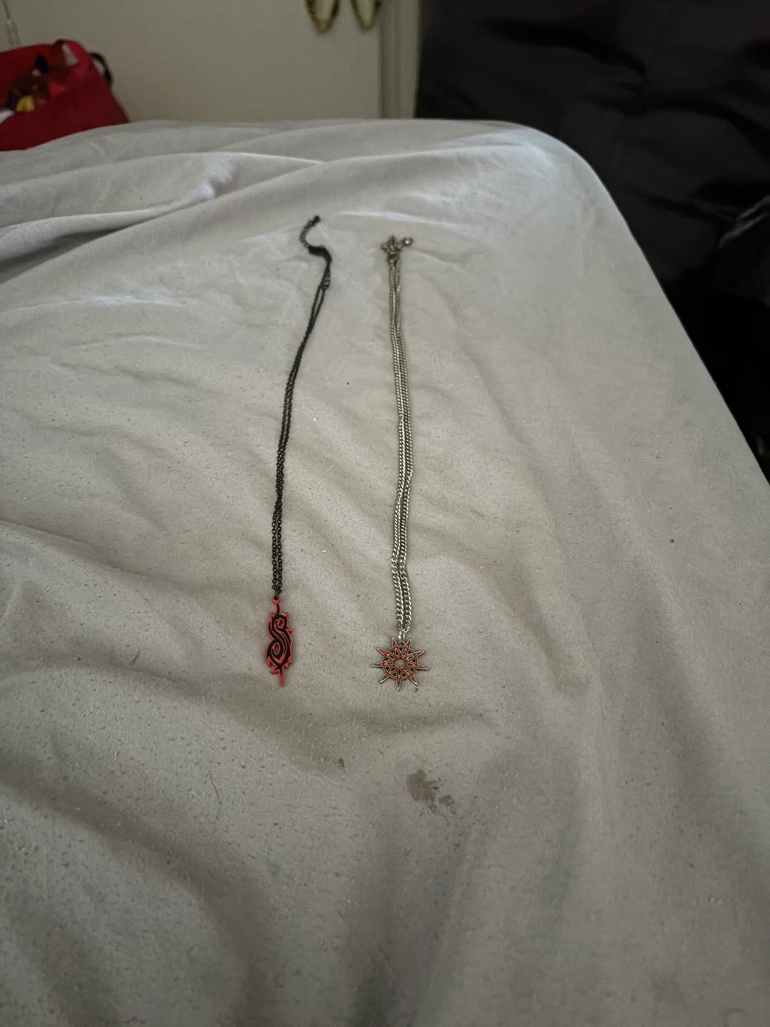 Slipknot and band logo necklace set