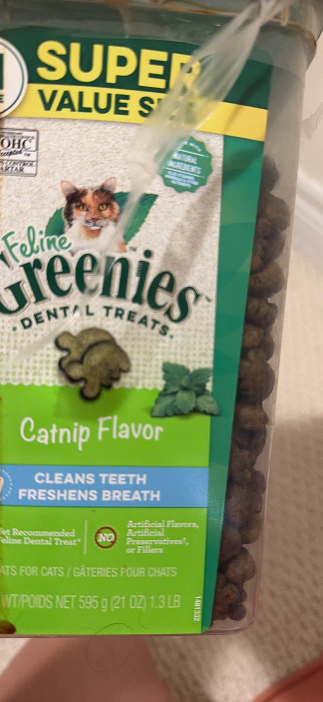 Feline Greenies Catnip Flavor Dental Treats 595g🏈