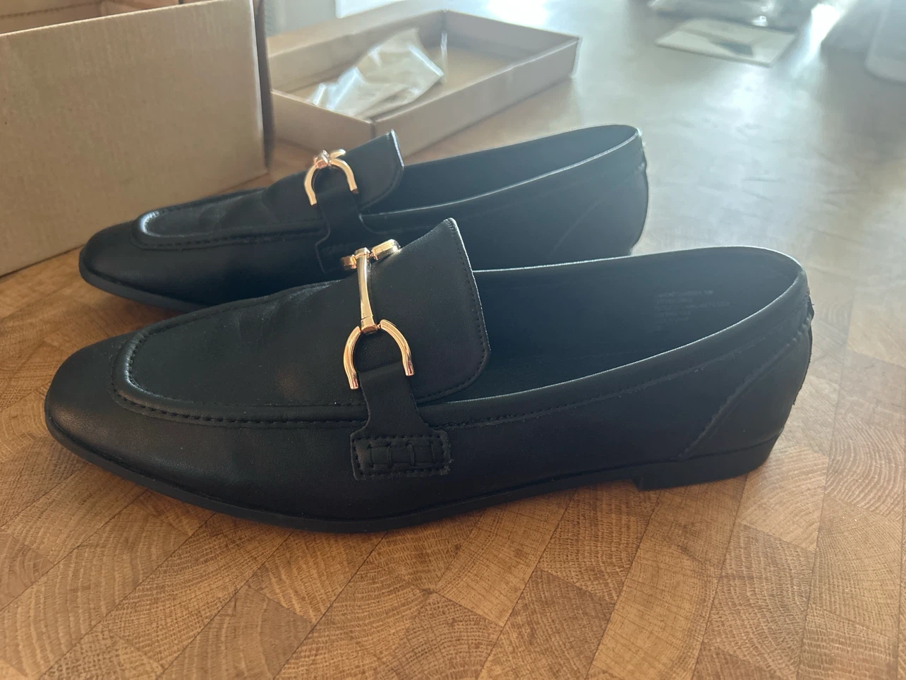 Steve Madden Carrine leather Loafers - Black Size 10 - photo 3