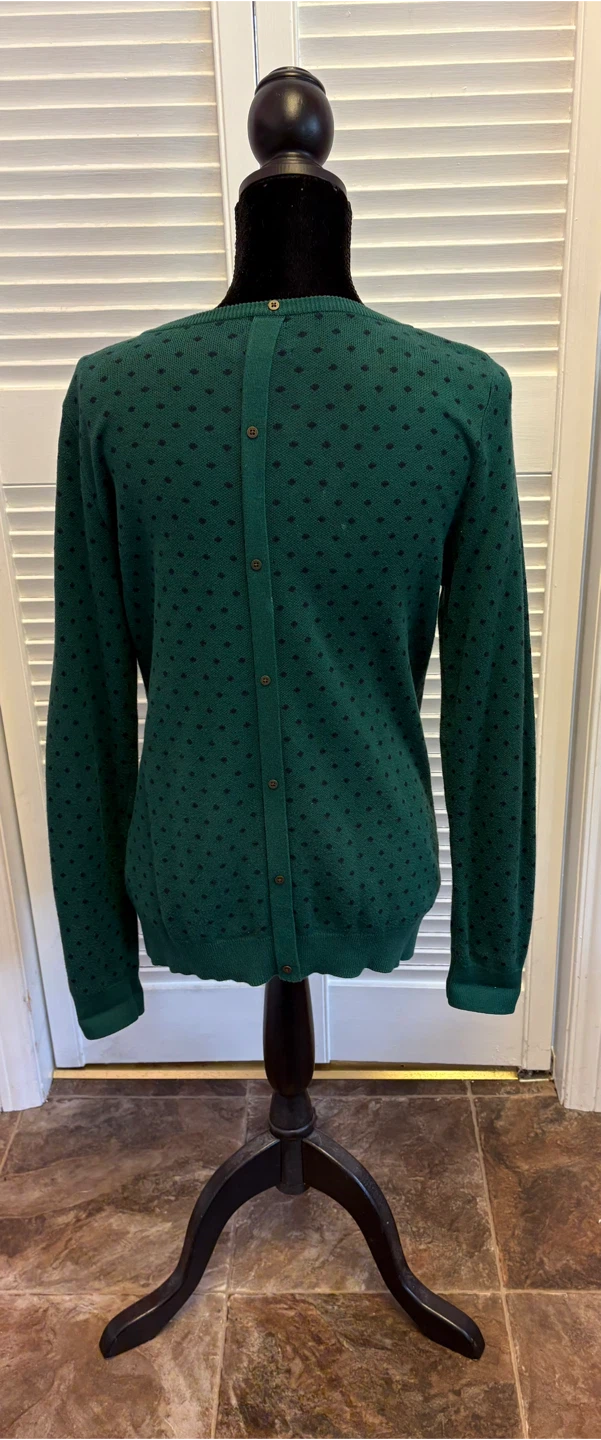 ✨✨Tommy Hilfiger Green Polka Dot Sweater - photo 3