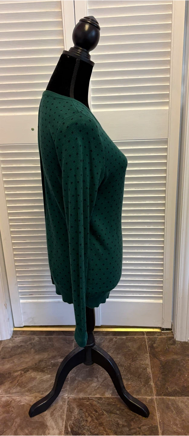 ✨✨Tommy Hilfiger Green Polka Dot Sweater - photo 4