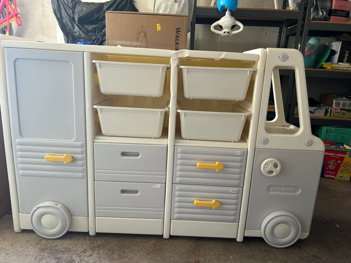 Truck-Shaped Toy Organizer Storage Bin