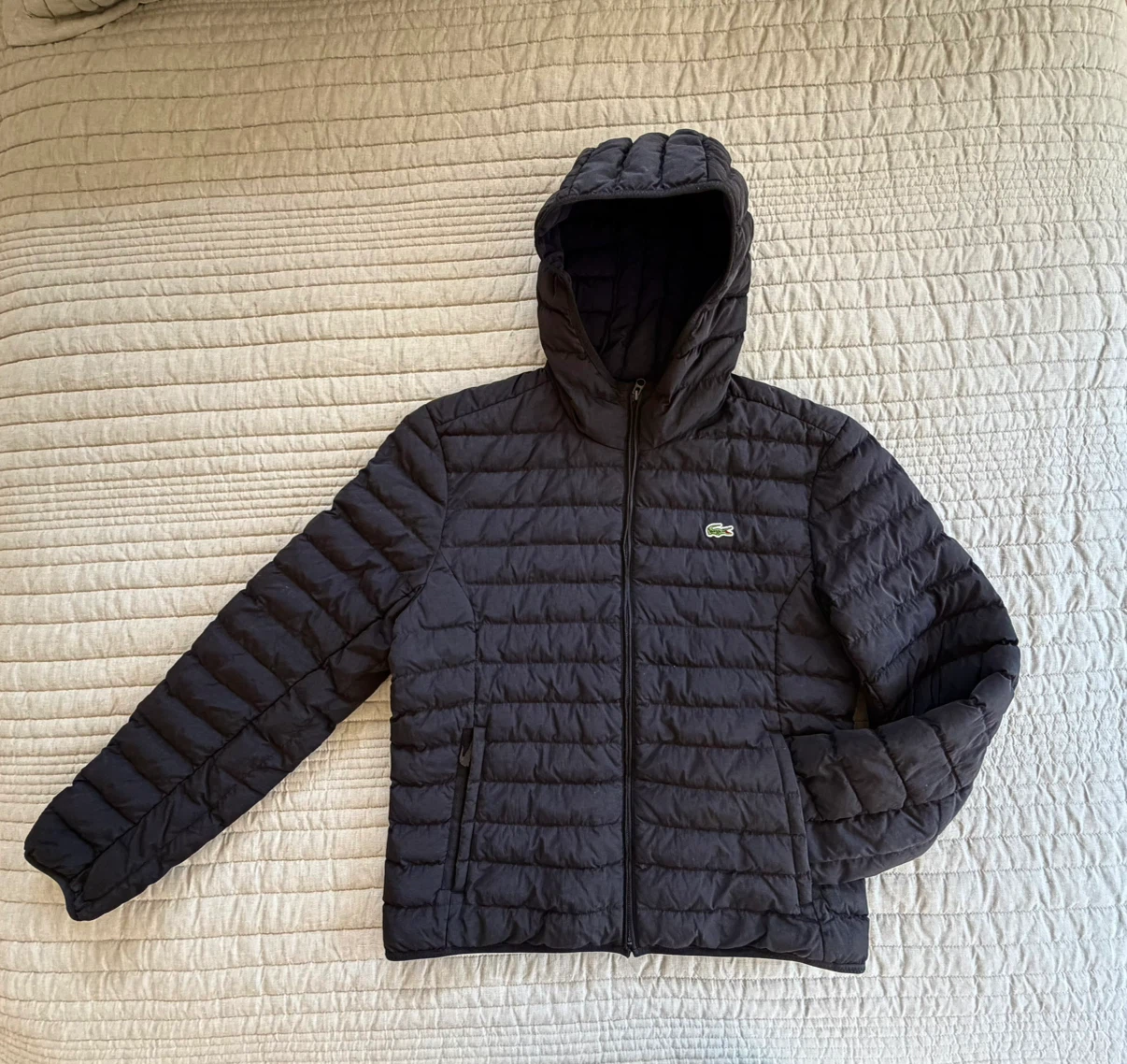 🏈Lacoste Men’s Hooded Water-Resistant Puffer Coat - photo 3