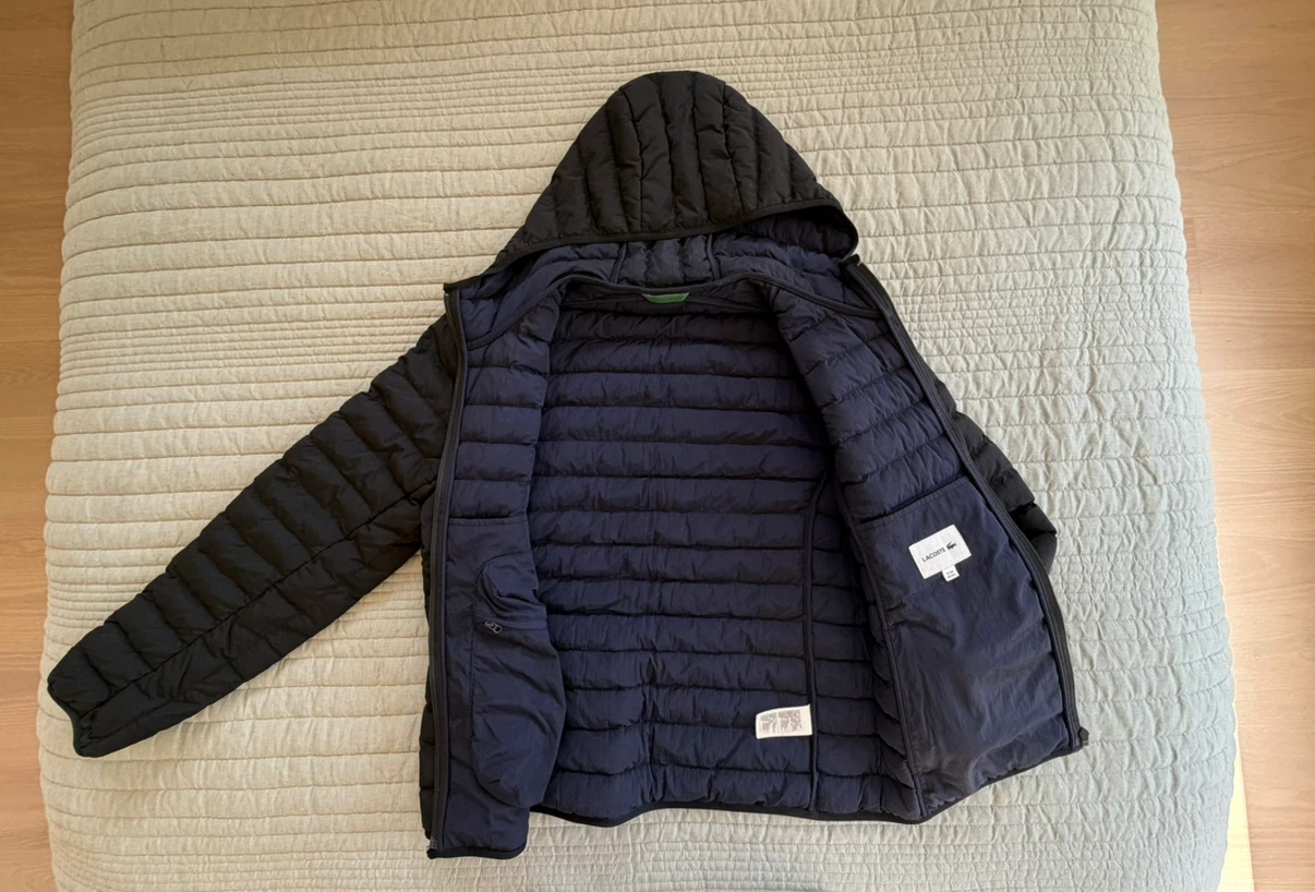 🏈Lacoste Men’s Hooded Water-Resistant Puffer Coat - photo 5