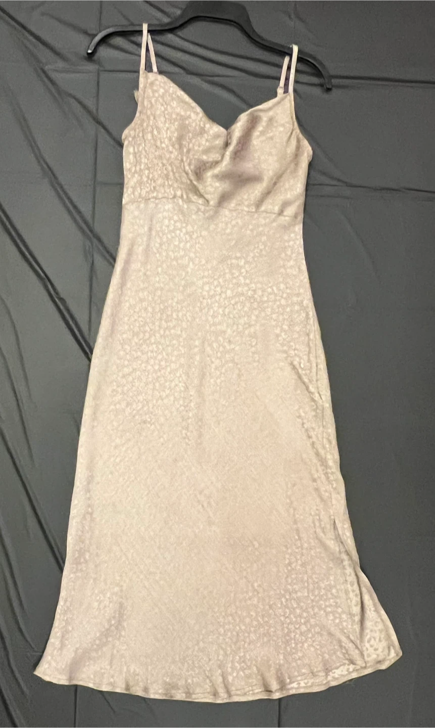 Stella & Julie Champagne Slip Dress