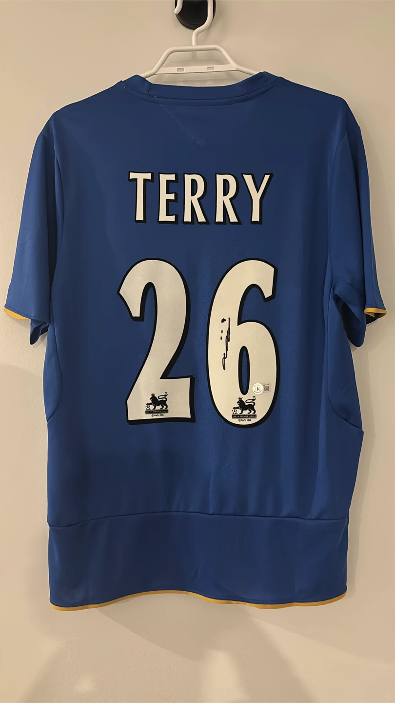 John Terry Chelsea Football Jersey signed soccer jersey rare 🏈