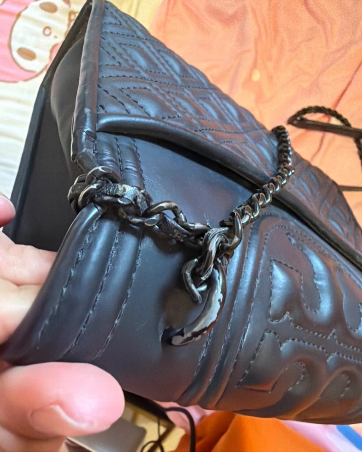 Tory Burch Black Quilted Chain Bag 🏈 - photo 3