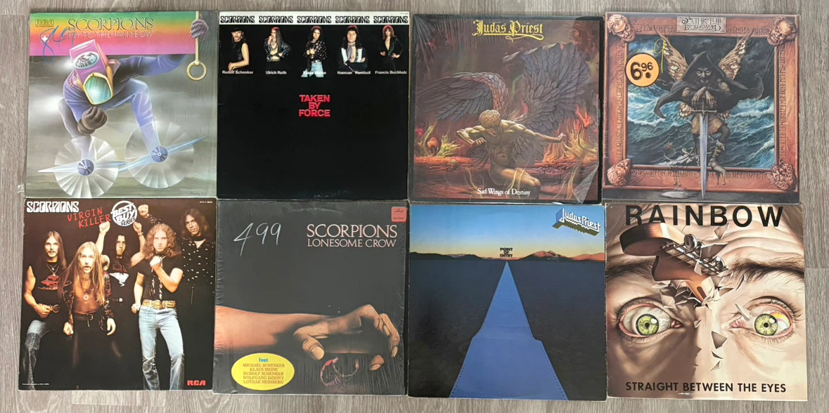 Original Canadian Vinyl Lot – 70s/80s Rock Metal Pop (VG++–NM)