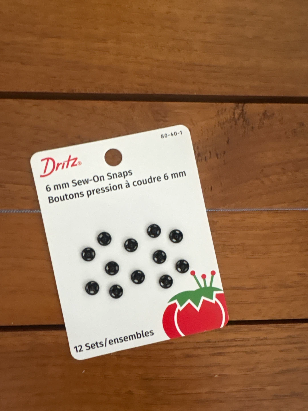 Dritz 6 mm Sew-On Snaps
