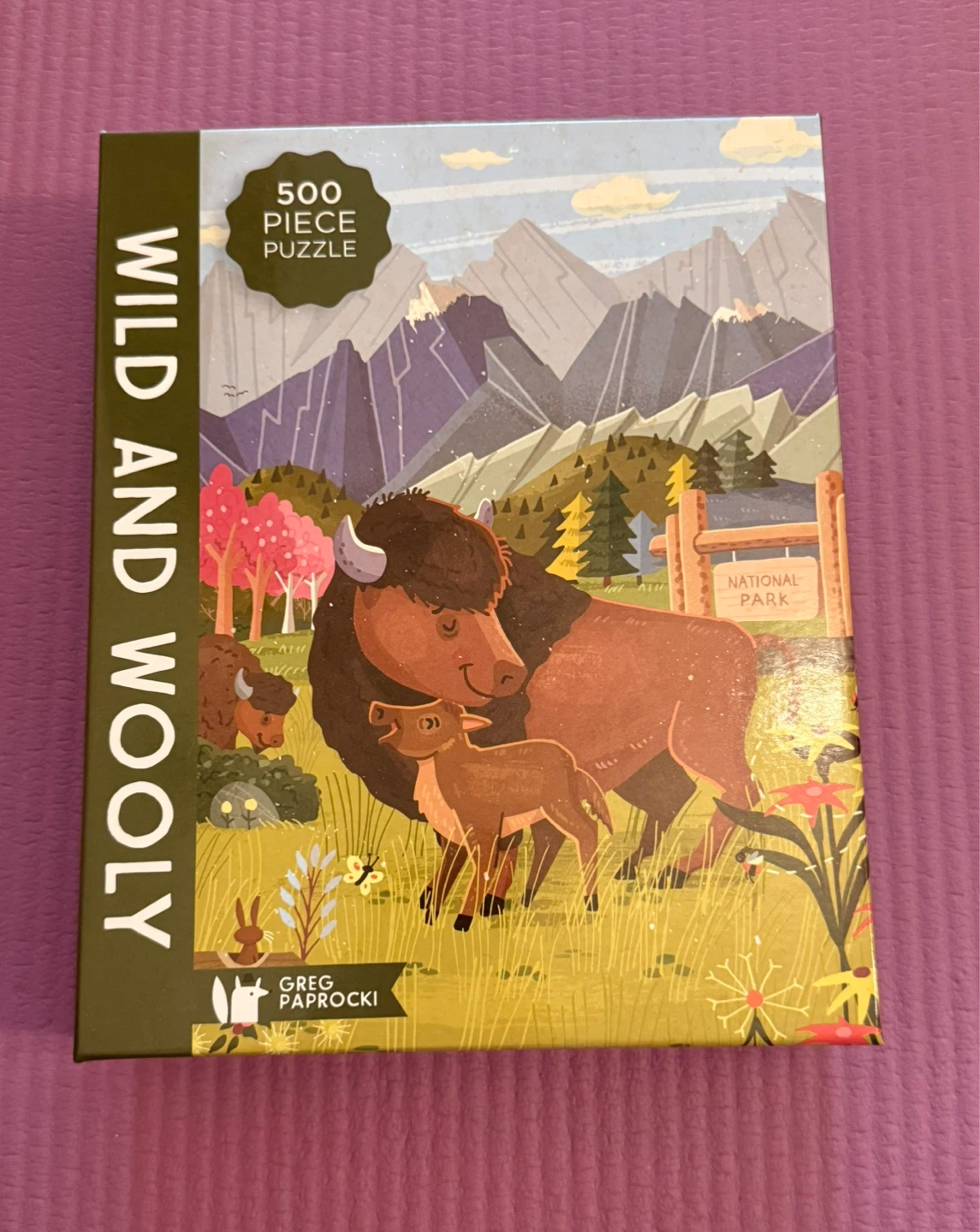 🏈Gibbs Smith Wild and Wooly 500 Piece Puzzle