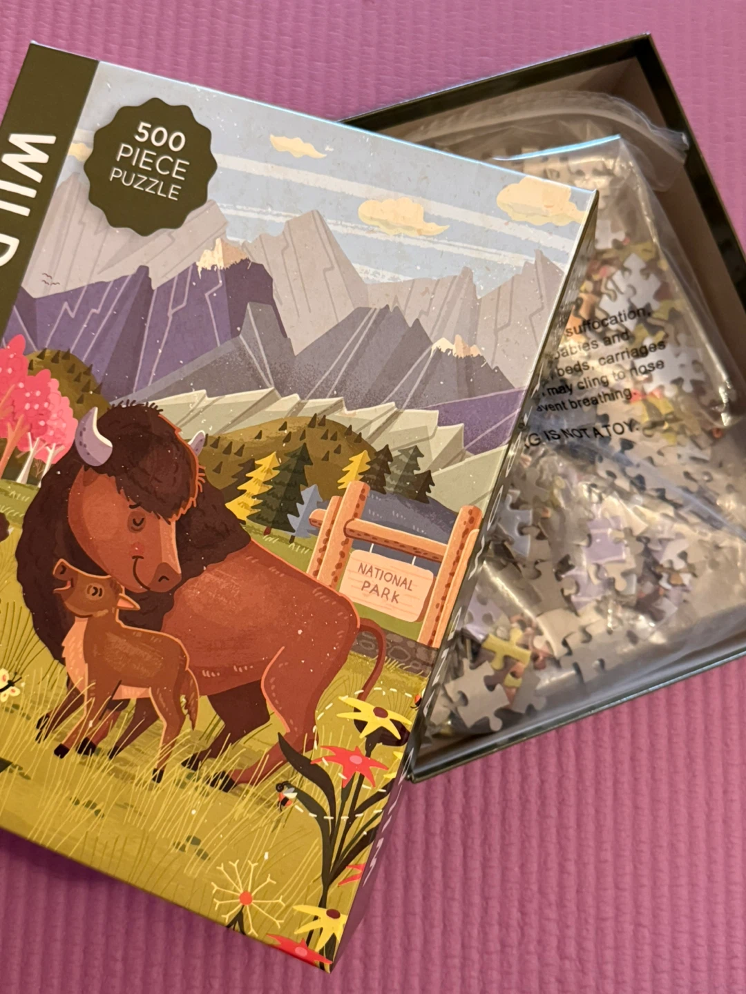 🏈Gibbs Smith Wild and Wooly 500 Piece Puzzle - photo 3