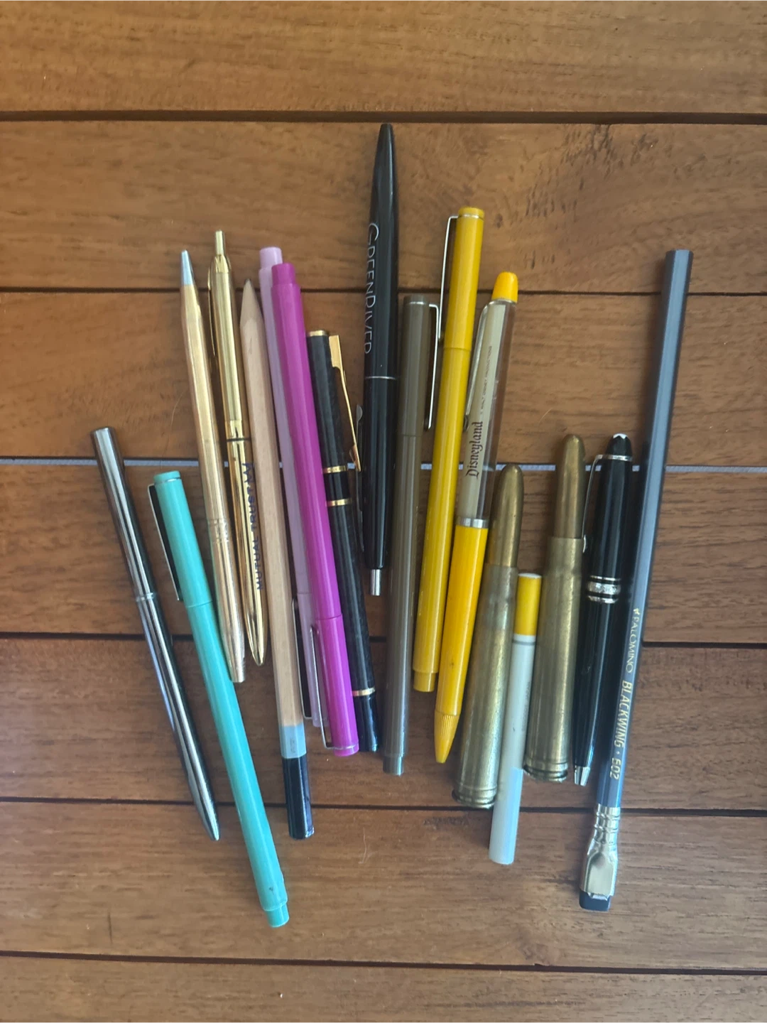 Assorted Collection of Writing Pens and Pencils