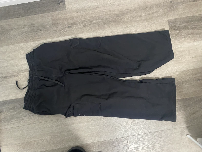 Vans Black Cargo Sweatpants