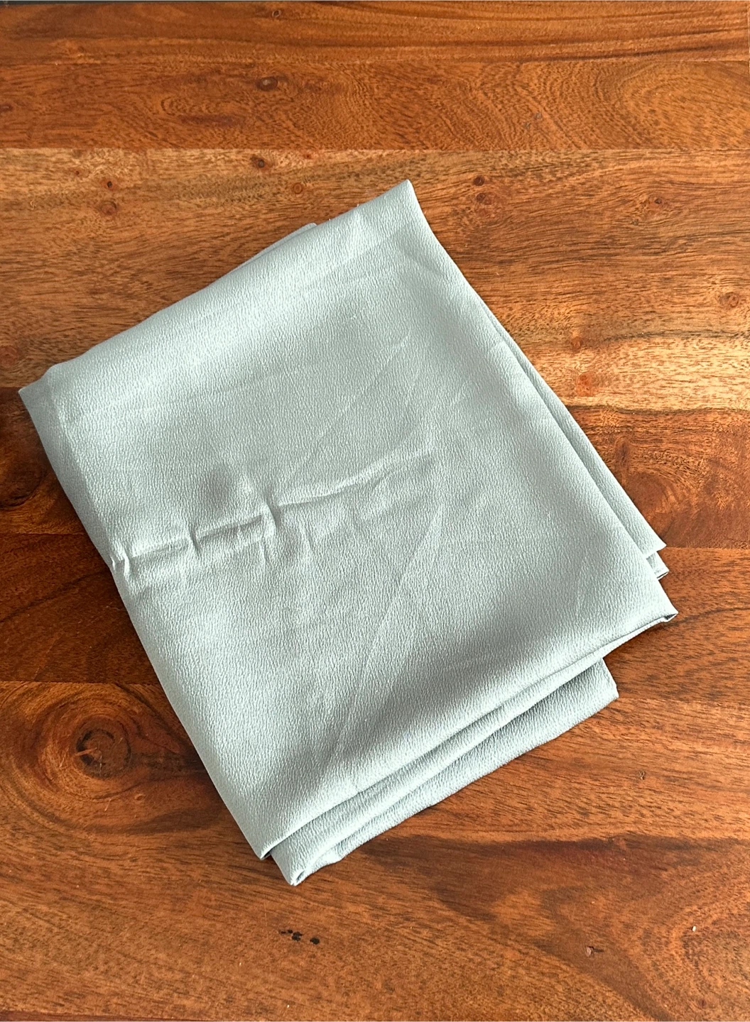 Light Green Silky Scarf - New - $7