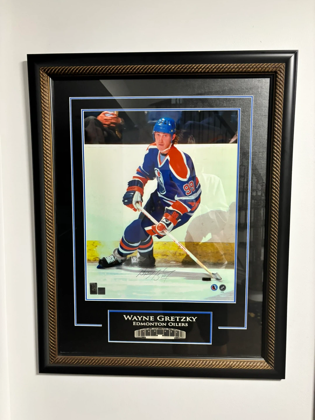 Wayne Gretzky Edmonton Oilers signed autograph Framed Photo 🏈